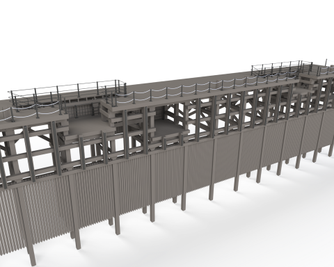 Original Cad for Pier Kit 1:43.5 + 1:76.2